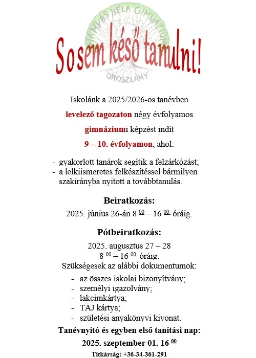 LevelezőSzórólap2025