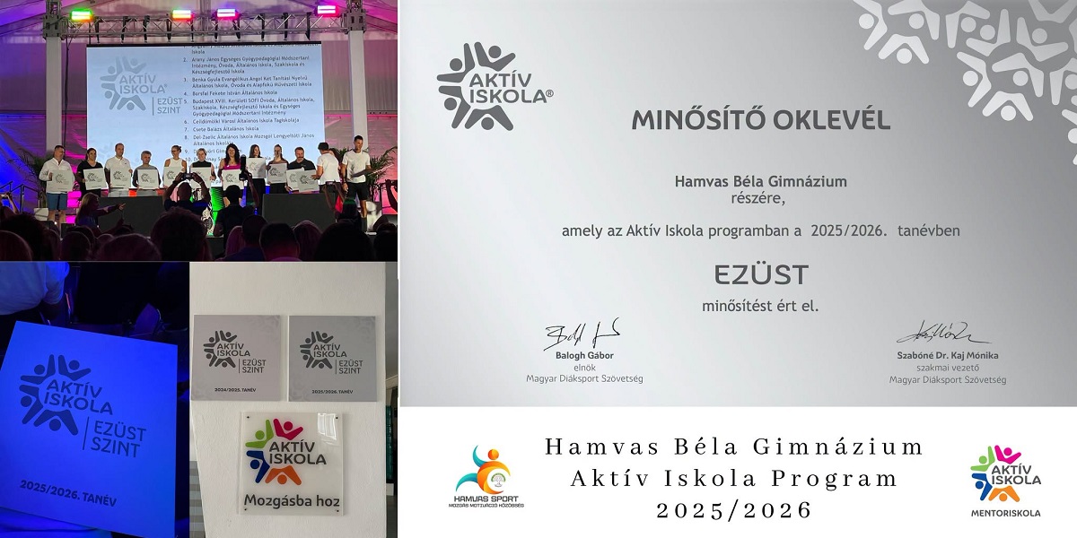 AktívIskola-EzüstMinősítés
